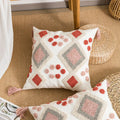 Boho Loop Tufted Tassel Pillow Cover for Home Decor by Axyaa