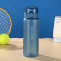Axyaa Bounce Cover Sports Water Bottle - Leak Proof Plastic Drinking Cup - Portable and Durable
