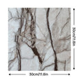 Axyaa Peel and Stick Marble Backsplash Tiles for Kitchen Bathroom Living Room