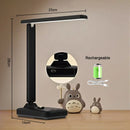 Axyaa LED Desk Lamp Rechargeable Touch Table Light 3 Levels Dimmable Foldable Eye Protection