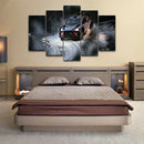 Axyaa Rally Winter Snow Hyundai I20 Canvas Wall Art HD Poster Prints