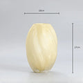 Malt Pink Twisted Glass Vase by Axyaa - Stylish Hydroponic Decor