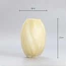 Malt Pink Twisted Glass Vase by Axyaa - Stylish Hydroponic Decor