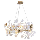 Axyaa Ginkgo Leaf Chandelier: Luxury Designer Art Nordic Branch Lamp