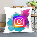 Axyaa Satin Soft Pillowcase for Home Decor 45x45cm Square Zipper Pillow Cover