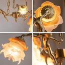 Axyaa French Angel Copper Hanging Lamp for Dining Bar Bedroom Living Room