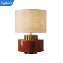 Axyaa Ceramic Villa Desk Lamp - Artful Bedroom Lighting for Home, Hotel, or Study Room