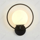 Axyaa LED Glass Wall Lamp European Style Bedroom Living Room Lighting