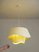 Axyaa Wabi-sabi Fabric LED Pendant Lights Home Decor Hanging Lamps