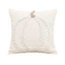 Pumpkin White Pillowcase for Halloween Decor by Axyaa