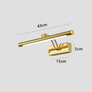 Axyaa Chrome Gold Wall Lamp LED Sconce Light Customize Switch Lustres