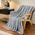 Axyaa Double Layer Milk Velvet Blanket: Warmth and Style for Bed or Sofa