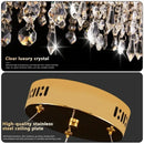 Axyaa Luxury Crystal Chandelier Pendant Lights for Living Dining Room