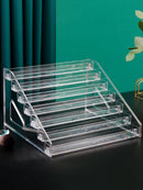 Axyaa Acrylic Nail Polish Organizer Shelf Jewelry Stand Storage Box