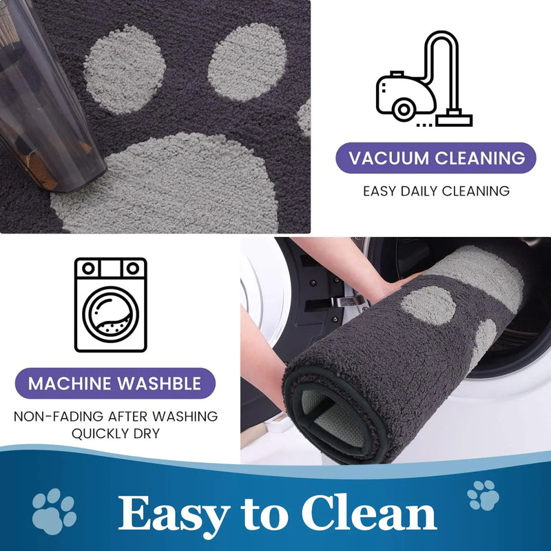 Axyaa Quick Dry Microfiber Mud Mat Dogs Entry Indoor Non-Slip Mat