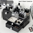 Axyaa Makeup Organizer Drawers Cosmetics & Jewelry Skincare Holder Display Case