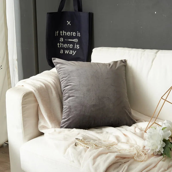 Velvet Cushion Covers 45x45cm: Axyaa Home Decor Pillowcases for Sofa Cushions