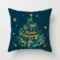 Axyaa Festive Green Christmas Polyester Bedspread Set