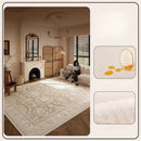 Axyaa Soft Carpet Large Area Rug, Retro Style Living Room Décor, Washable & Anti-slip