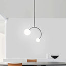 Axya Glass Ball Pendant Lights for Dining Home Bedroom Study Bar Coffee Decor