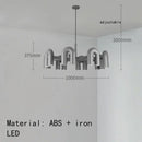 Axyaa Nordic U-Shaped LED Pendant Light for Restaurant, Living Room & Bedroom