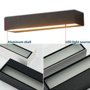 Axyaa Outdoor Aluminum Wall Sconces IP65 Waterproof - House, Patio, Garage Decor Lighting