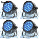 Axyaa RGBW LED Par Lights 4PCS 250W Waterproof Stage Lighting