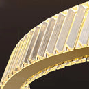 Axyaa Crystal Chandelier Pendant Light for Luxury Living and Dining Room