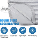 Axyaa Double-Sided Cooling Throw Blanket for Hot Sleepers