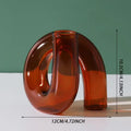 Axyaa Glass Vase Candle Holder for Home Decor