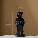 Axyaa Venus Ceramic Vase - Nude Palm Art Ornament for Home Decor