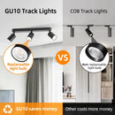 Axyaa LED Ceiling Lamp Track Spotlight for GU10 Bulb Replacement