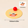Axyaa Round Cup Lid: Cute Cartoon Tumbler Mug Cover