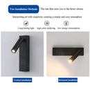 Axyaa Bedside Reading Light, USB Charging, Adjustable 3W LED Spotlight, Bedroom & Hotel