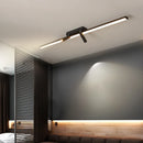 Axyaa Nordic Living Room Ceiling Lamp with LED Strip Track Spotlight