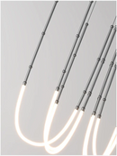 Axyaa Nordic Art Line LED Pendant Light for Home Decor