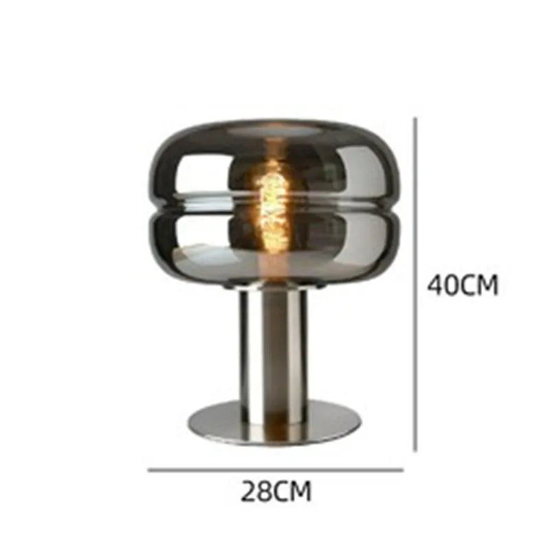 Axyaa Luxury Scandinavian Bedside Table Lamp - Modern Minimalist Design