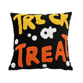 Axyaa Halloween Pumpkin Embroidered Cushion Cover - Home Decor Pillowcase