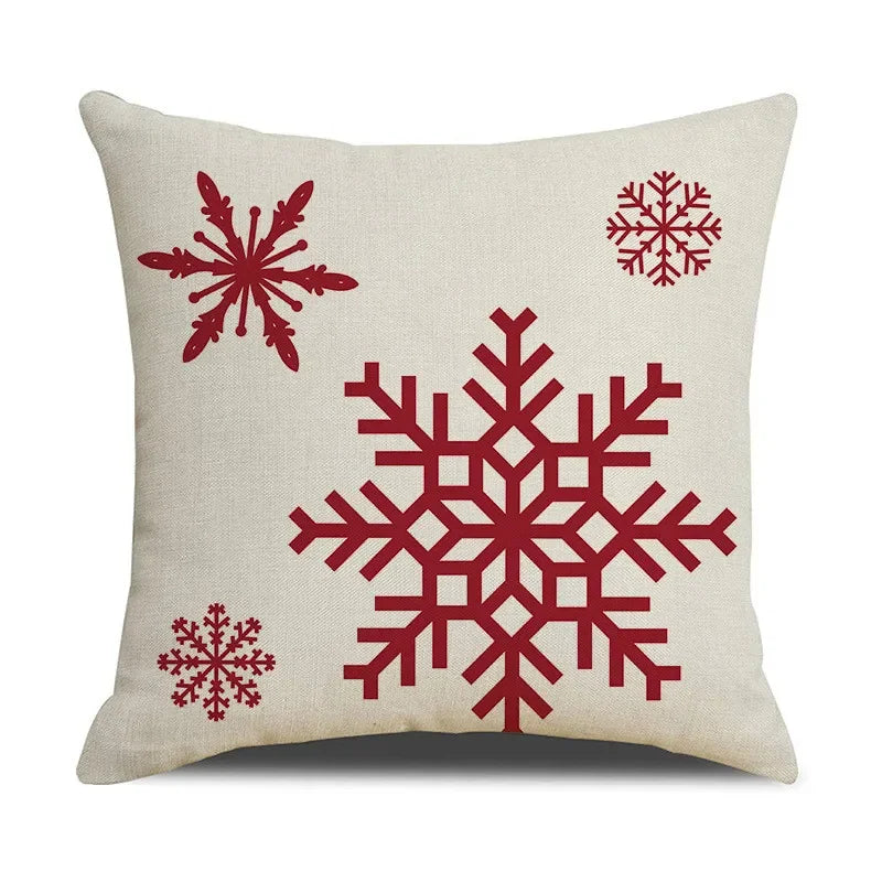 Pinecone Candlestick Linen Print Pillowcase for Home Decor by Axyaa