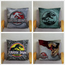 Axyaa Jurassic Park Dinosaur Print Pillow Cover - Super Soft Home Decor Case