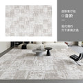 Axyaa Luxury Fluffy Grey Living Room Carpet, Soft Plush Rug for Home Decor