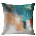 Abstract Colorful Brushed Pattern Pillow Covers by Axyaa - Sofa, Bedroom, Car Decor