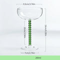 Axyaa Elegant Champagne Coupes Set of 6_TRIANGLE_SYMBOL