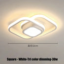 Axyaa LED Chandelier Indoor Ceiling Lamp White/Black Bedroom Living Room Lighting