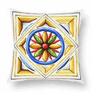 Axyaa Green Leaf Moroccan Flowers Cushion Cover 45X45cm