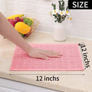 Axyaa Super Absorbent Cotton Kitchen Towel Set for Home Cleaning and Drying