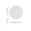 Axyaa Solid Color Pearl Dot Ceramic Sushi Dessert Steak Plate Set for Molecular Cuisine