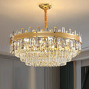 Axyaa Luxury Crystal Chandelier Pendant Light for Living Room and Bedroom