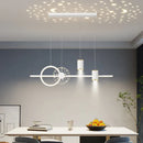 Axyaa Starry Sky LED Ceiling Chandelier for Modern Living Room Bedroom Home Decor