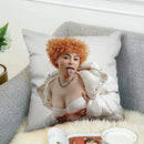 Axyaa Decorative Pillow Covers 40x40 50x50 45*45 - Ice Spice Design for Bed & Sofa